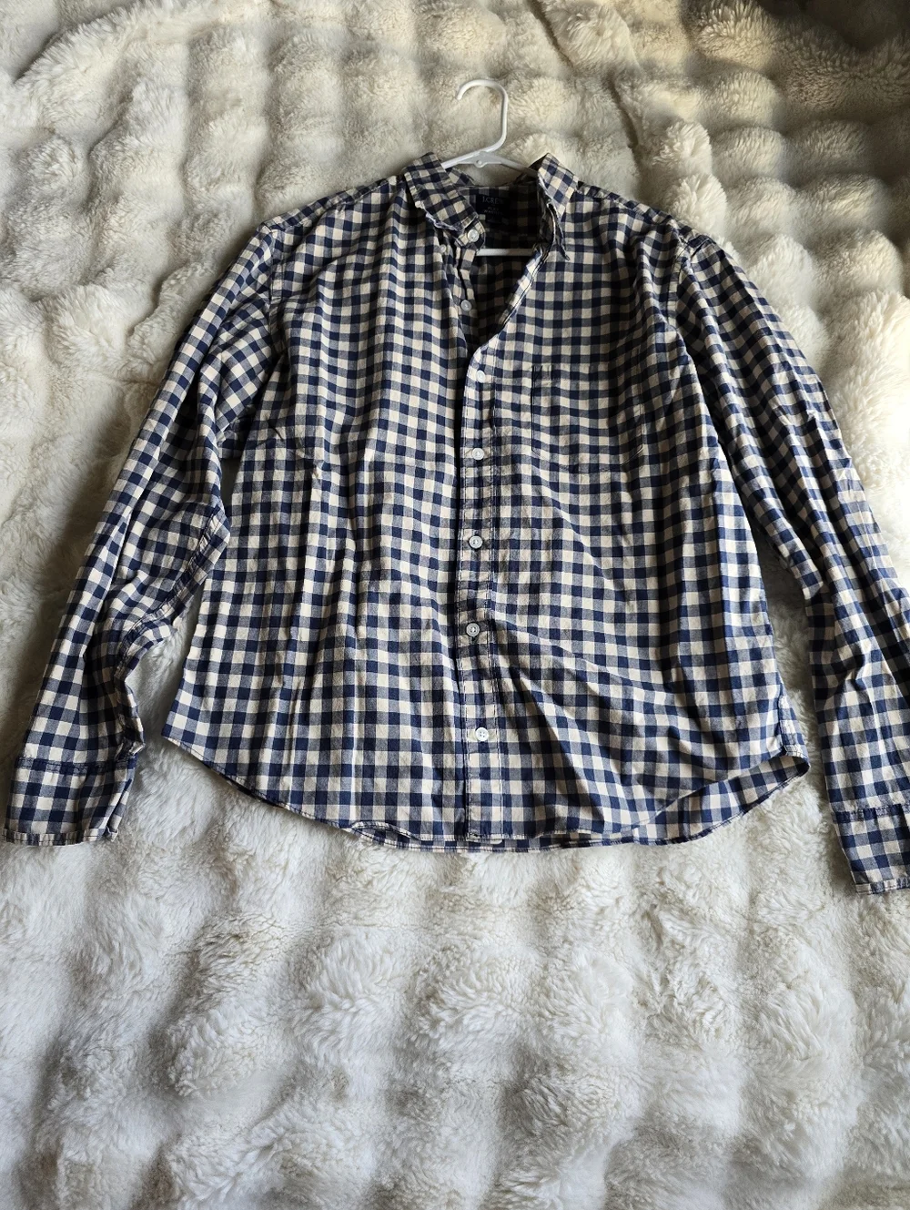 J. Crew Flex Washed Long Sleeve Button Down Shirt